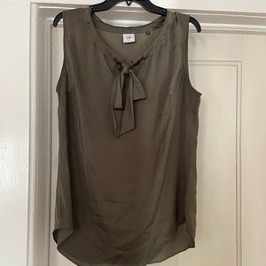 Cabi Blouse Size Medium Olive Green